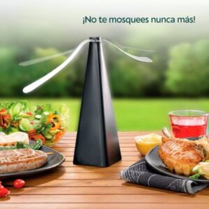 Abanico a pilas repelente de insectos